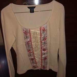 Velour ladies shirt